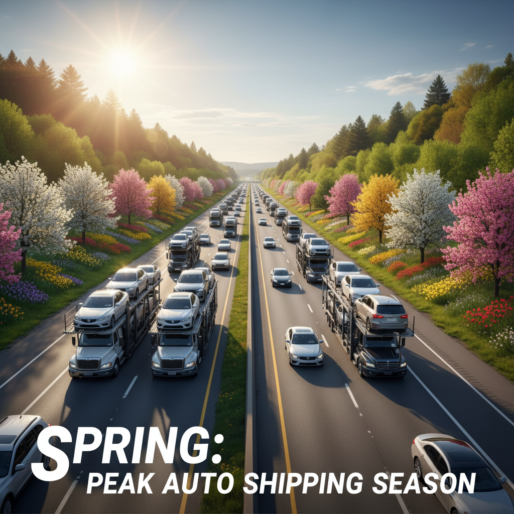 Spring Is the Busiest Auto Shipping Season — Here’s How to Get Ahead of It