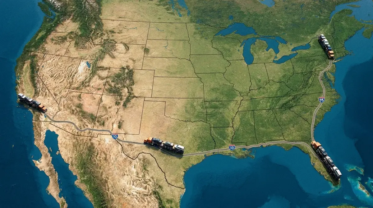 State-to-State Car Shipping: The 10 Most Popular Corridors in 2026 — American Auto Shipping Blog