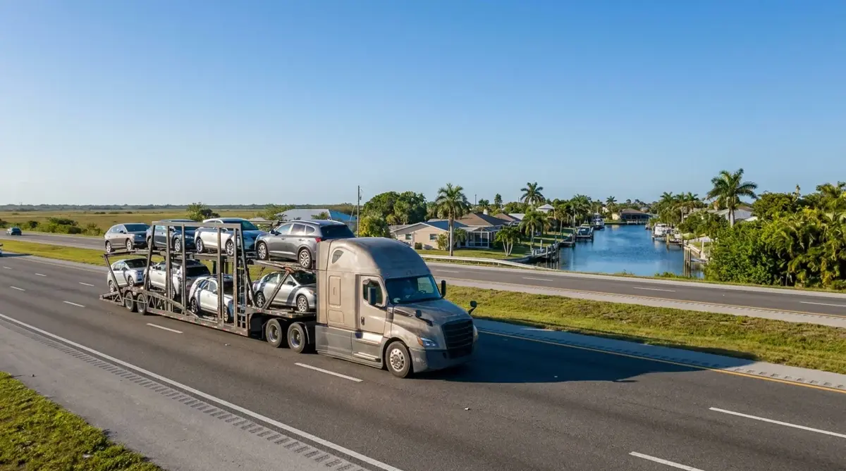 Auto transport car carrier in Cape Coral, FL — vehicle shipping services