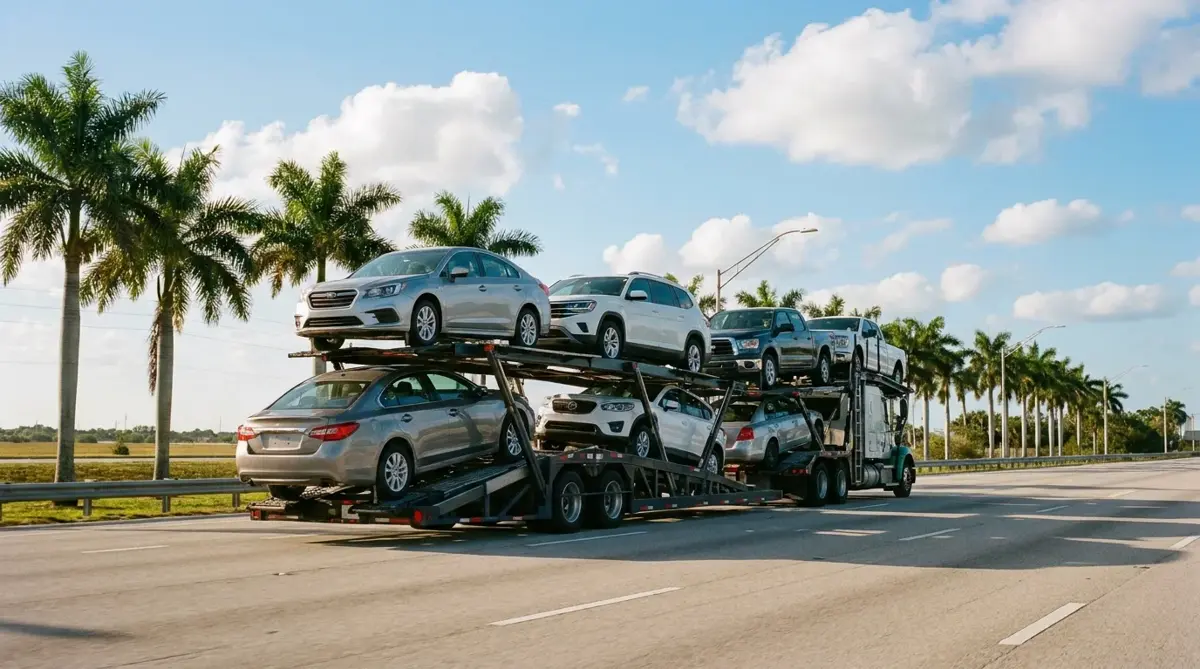Auto transport car carrier in Fort Lauderdale, FL — vehicle shipping services