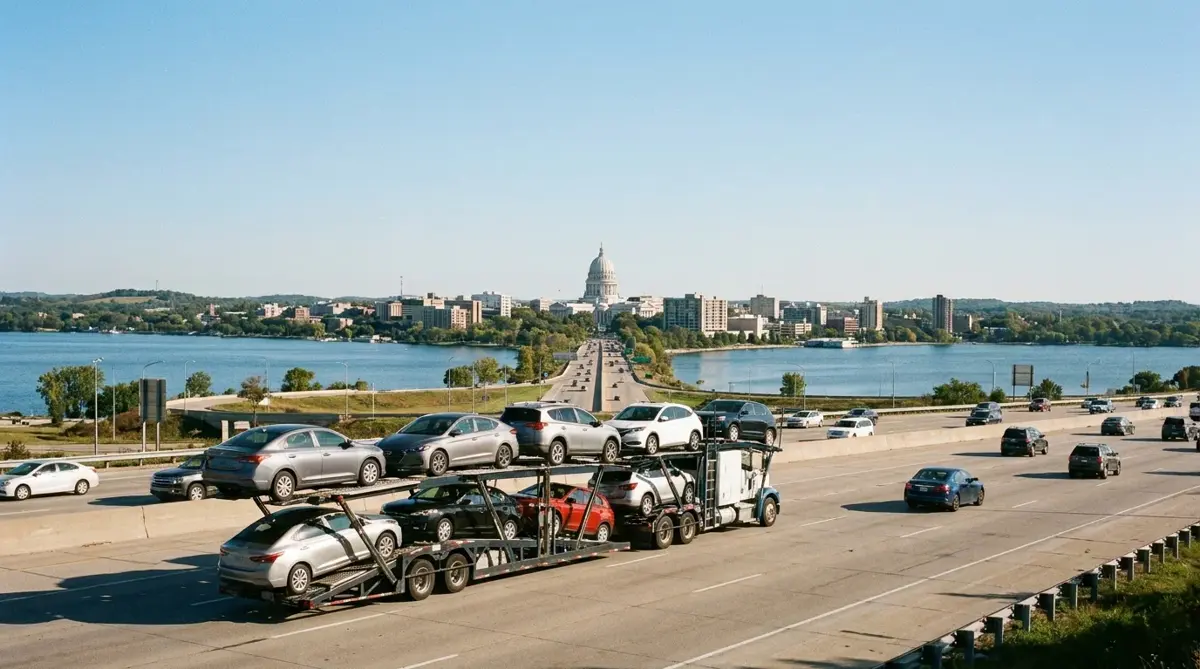 Auto transport car carrier in Madison, WI — vehicle shipping services