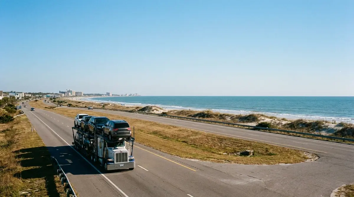 Auto transport car carrier in Myrtle Beach, SC — vehicle shipping services