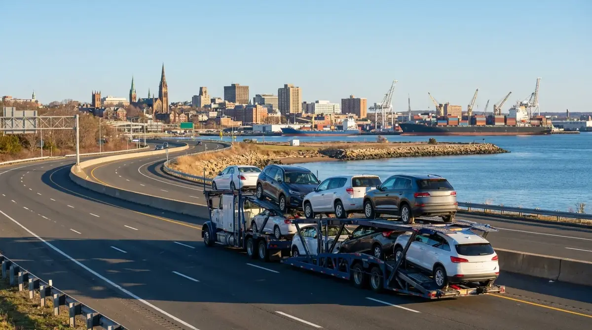 Auto transport car carrier in New Haven, CT — vehicle shipping services