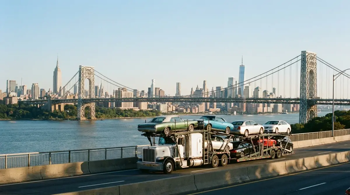Auto transport car carrier in New York City, NY — vehicle shipping services