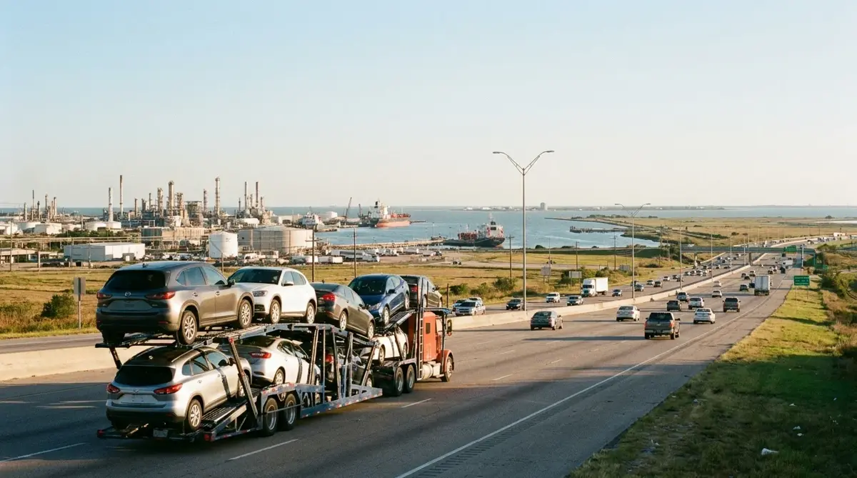 Auto transport car carrier in Texas City, TX — vehicle shipping services