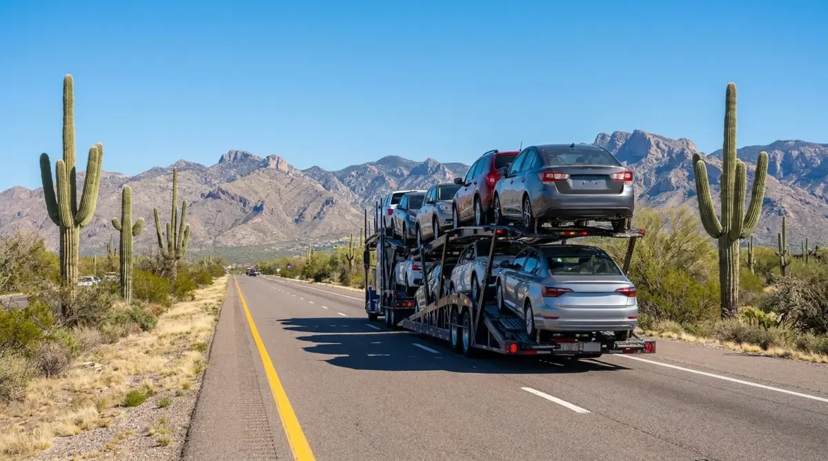 Auto transport car carrier in Tucson, AZ — vehicle shipping services