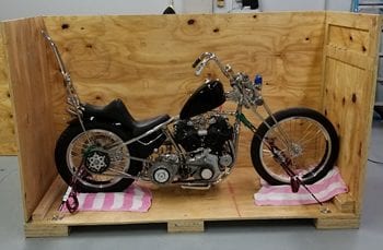 crate for motorcycle shipping motorcycle in shipping crate